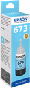 [C13T67354A] Epson 673 Light Cyan Original Ink Bottle 70ml
