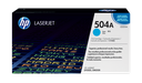 [CE251A] HP 504A Cyan Original LaserJet Toner Cartridge 