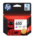 [CZ101AE] HP 650 Tri-color Original Ink Advantage Cartridge